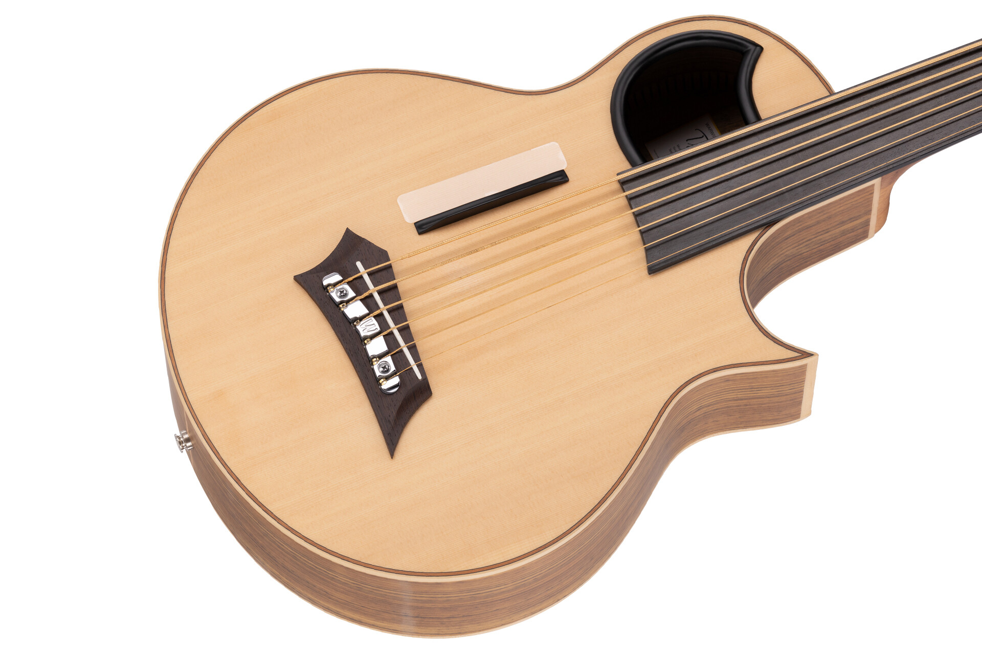 Alien 6 Natural 6-String Acoustic Bass Fretless (B-Stock)